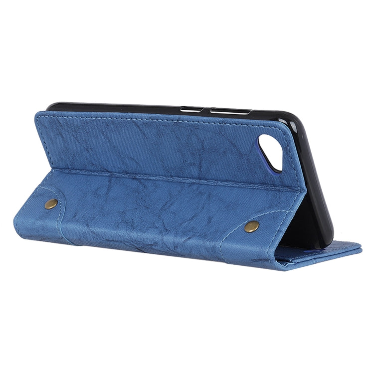 Copper Buckle Retro Crazy Horse Texture Horizontal Flip Leather Case for HTC Desire 12, with Holder & Card Slots & Wallet