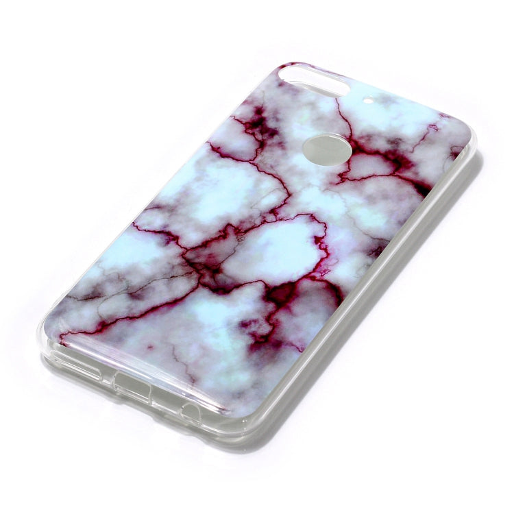 Marble Pattern Soft TPU Case For HTC Desire 12 Plus