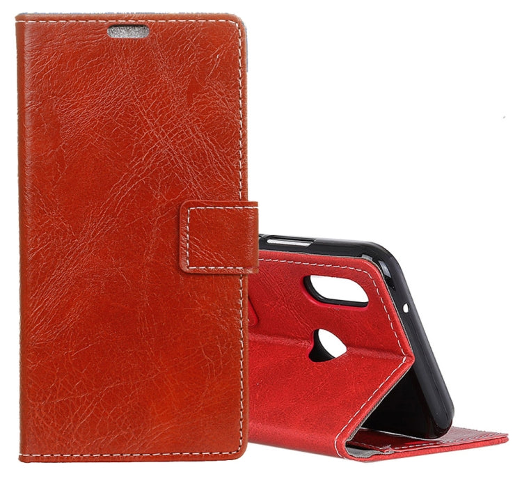 Retro Crazy Horse Texture Horizontal Flip Leather Case for HTC U12 Life, with Holder & Card Slots & Wallet & Photo Frame