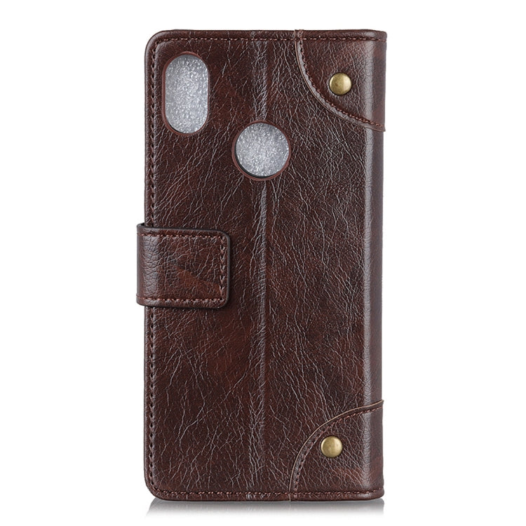 Copper Buckle Nappa Texture Horizontal Flip Leather Case for HTC U12 Life, with Holder & Card Slots & Wallet