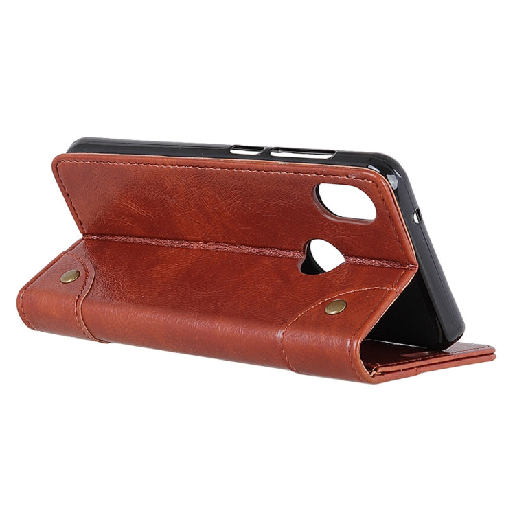 Copper Buckle Nappa Texture Horizontal Flip Leather Case for HTC U12 Life, with Holder & Card Slots & Wallet
