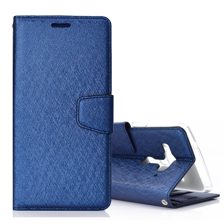 Silk Texture Horizontal Flip Leather Case for HTC U12+, with Holder & Card slots & Wallet & Photo Frame