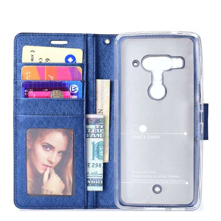 Silk Texture Horizontal Flip Leather Case for HTC U12+, with Holder & Card slots & Wallet & Photo Frame