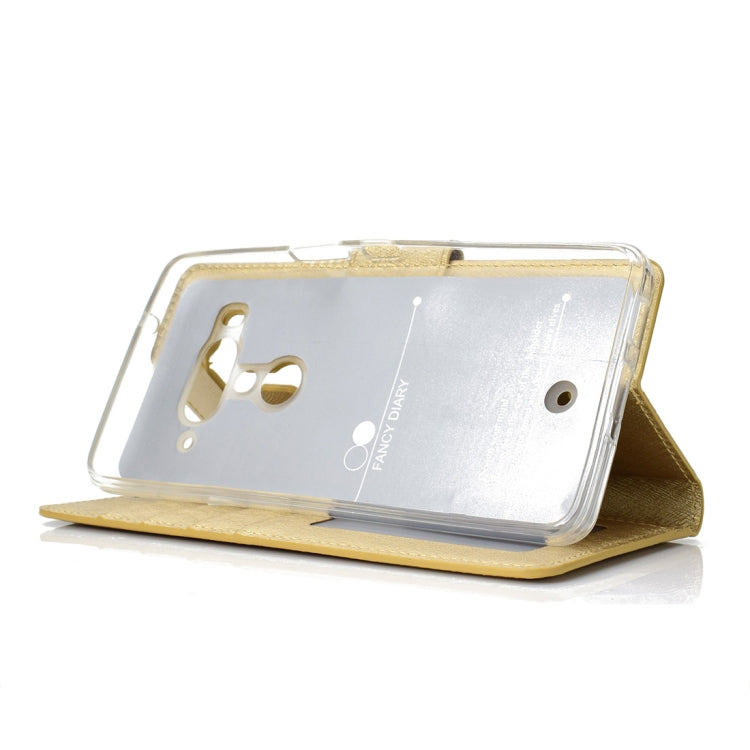 Silk Texture Horizontal Flip Leather Case for HTC U12+, with Holder & Card slots & Wallet & Photo Frame