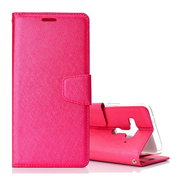 Silk Texture Horizontal Flip Leather Case for HTC U12+, with Holder & Card slots & Wallet & Photo Frame