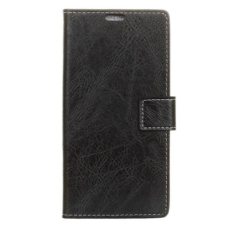 Retro Crazy Horse Texture Horizontal Flip Leather Case for HTC U12+, with Holder & Card Slots & Photo Frame