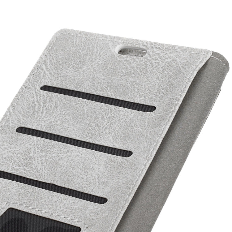 Retro Crazy Horse Texture Horizontal Flip Leather Case for HTC U12+, with Holder & Card Slots & Photo Frame