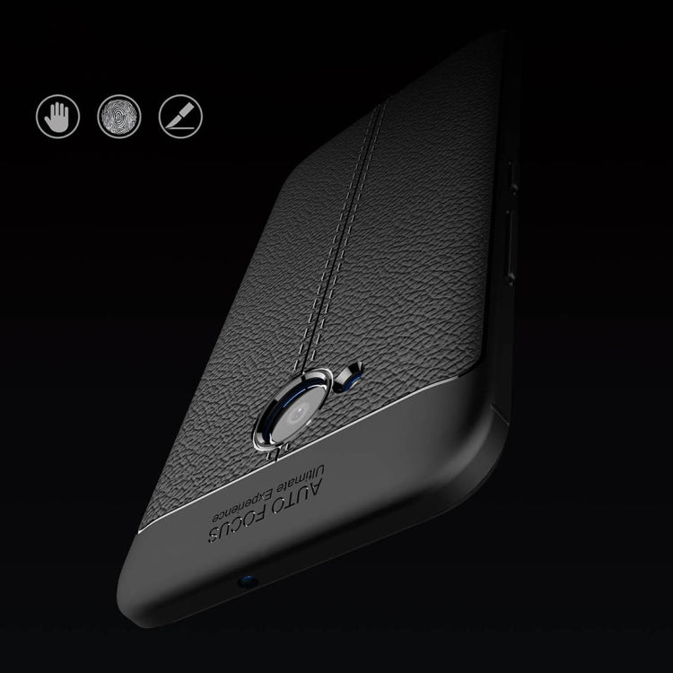 For HTC U11 Life Litchi Texture Soft TPU Protective Back Cover Case