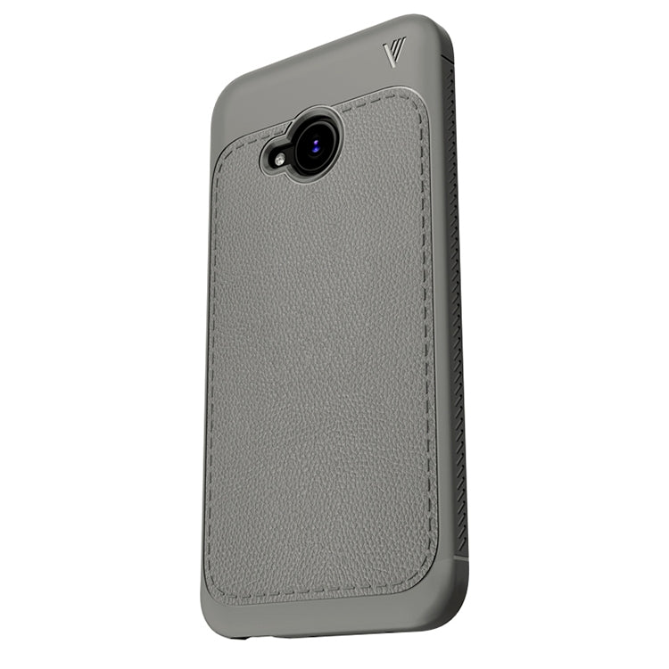 Lenuo Leshen Series for HTC U11 Life TPU Litchi Texture Dropproof Protective Back Cover Case