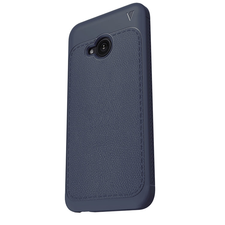 Lenuo Leshen Series for HTC U11 Life TPU Litchi Texture Dropproof Protective Back Cover Case