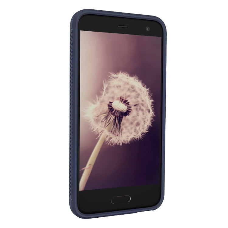 Lenuo Leshen Series for HTC U11 Life TPU Litchi Texture Dropproof Protective Back Cover Case