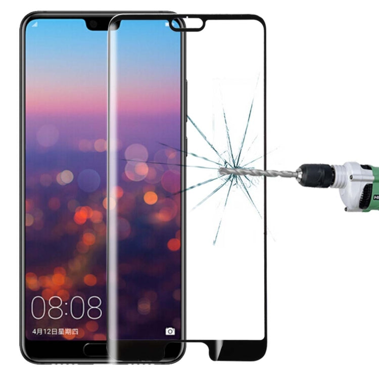 For Huawei P20 0.3mm 9H Surface Hardness 3D Full Screen Tempered Glass Film