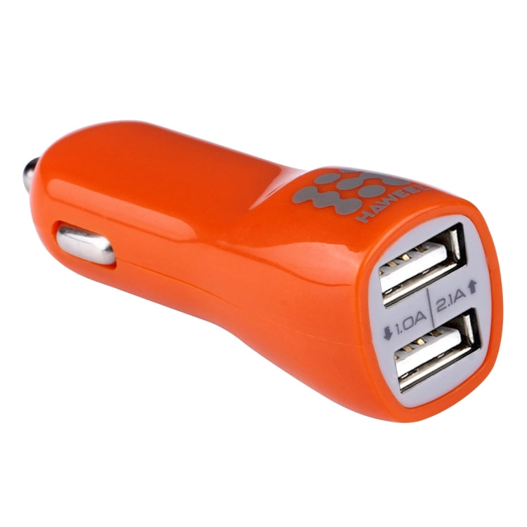 HAWEEL General 1A + 1A Dual USB Ports Car Charger
