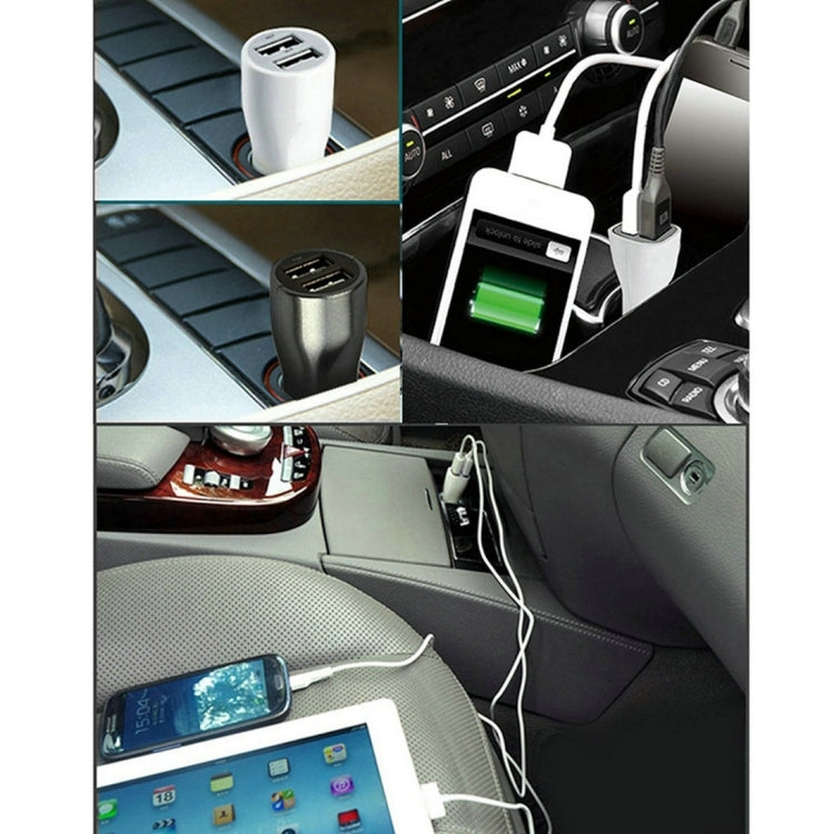 HAWEEL General 1A + 1A Dual USB Ports Car Charger