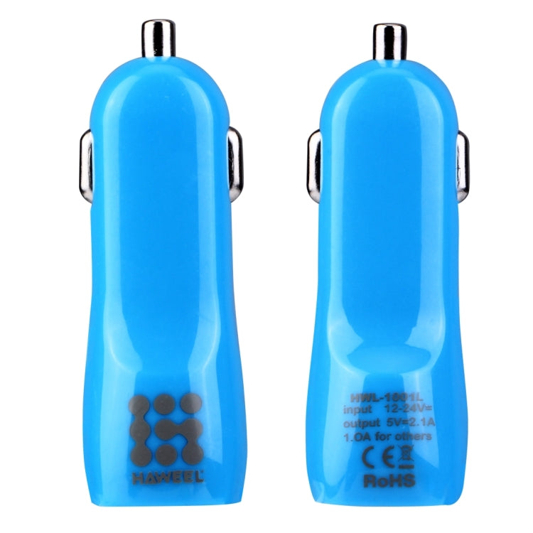 HAWEEL General 1A + 1A Dual USB Ports Car Charger