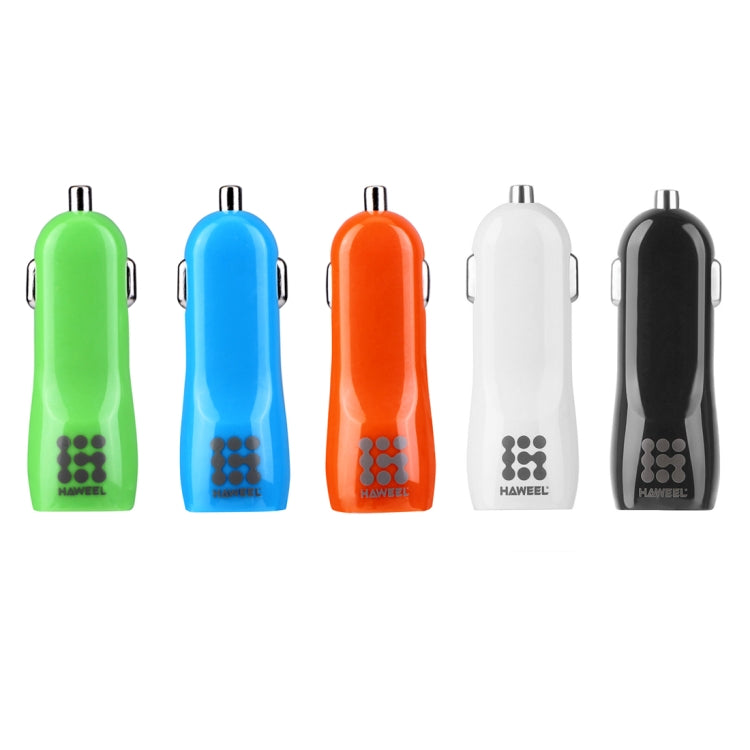HAWEEL General 1A + 1A Dual USB Ports Car Charger