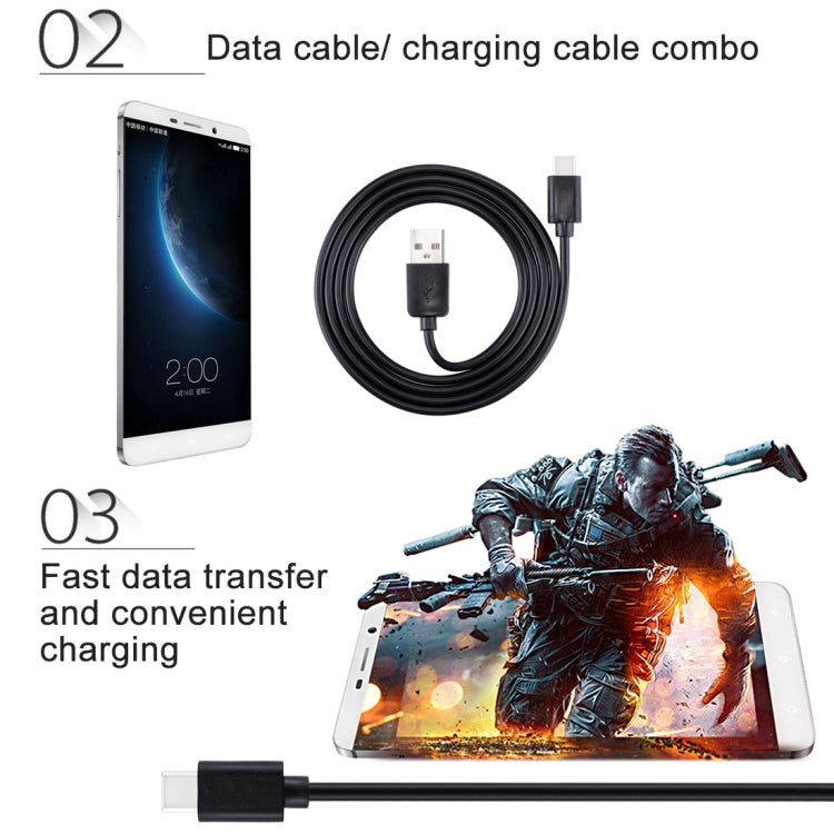 HAWEEL 1m USB-C / Type-C to USB 2.0 Data & Charging Cable