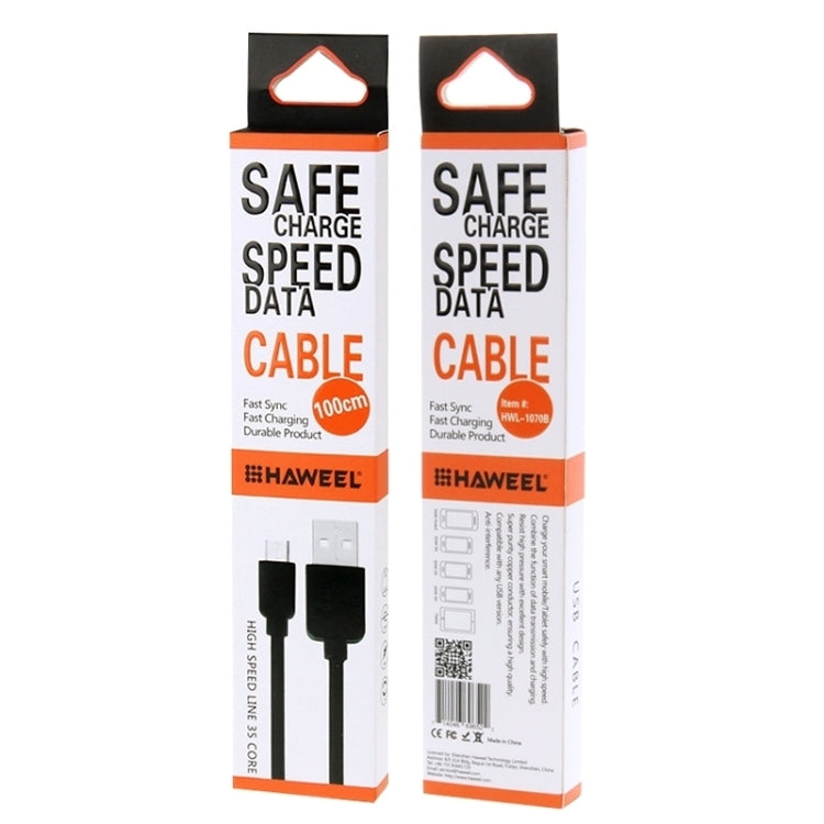 HAWEEL 1m High Speed 35 Cores Micro USB to USB Data Sync Charging Cable