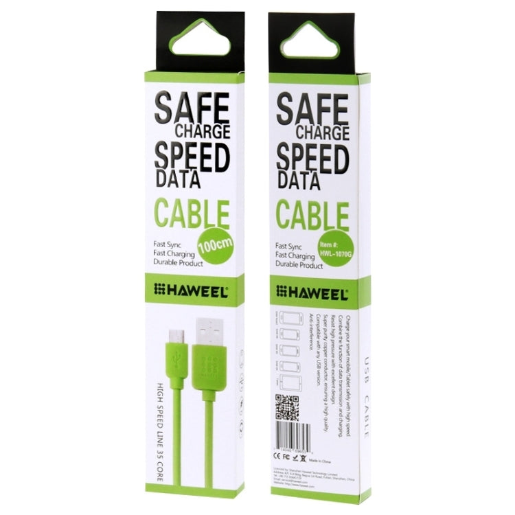 HAWEEL 1m High Speed 35 Cores Micro USB to USB Data Sync Charging Cable