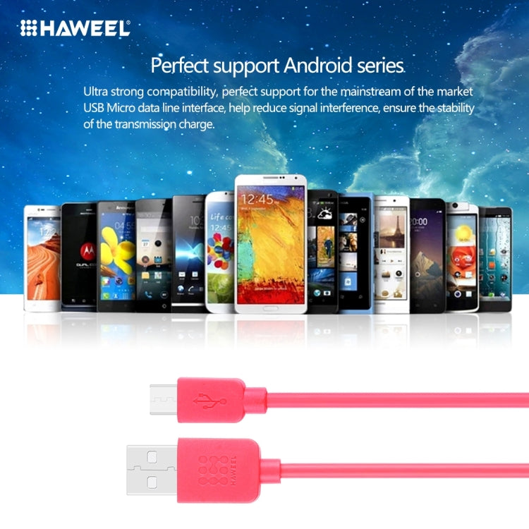 HAWEEL 1m High Speed 35 Cores Micro USB to USB Data Sync Charging Cable