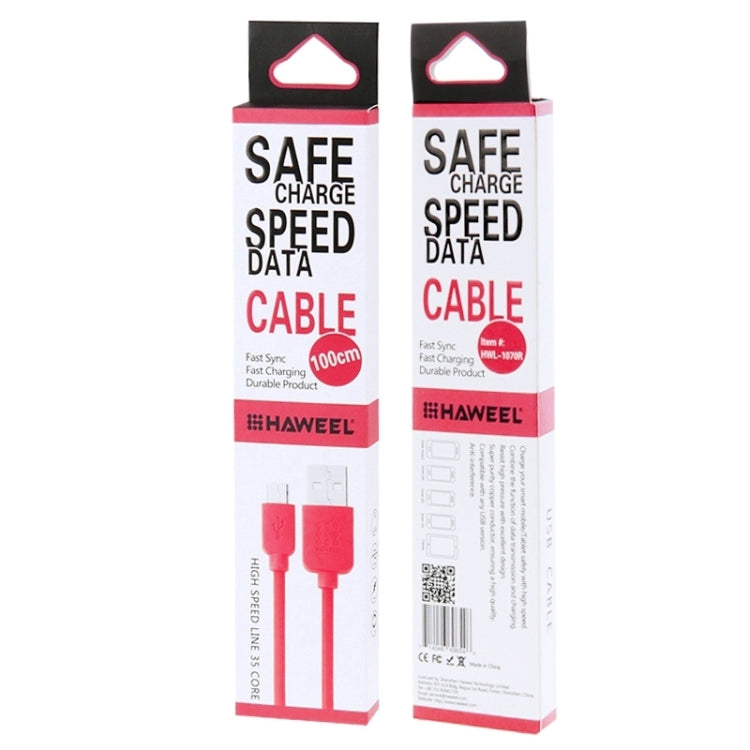 HAWEEL 1m High Speed 35 Cores Micro USB to USB Data Sync Charging Cable