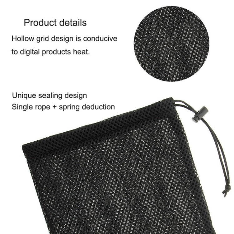 HAWEEL Nylon Mesh Pouch Bag with Stay Cord for iPad Air 2 & 1 / iPad 4 / 3 / 2 / 1, Size: 29cm x 19cm