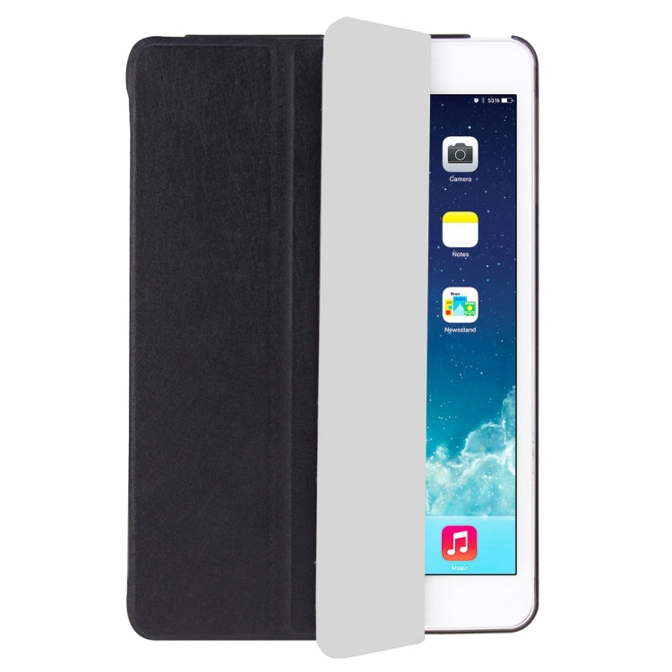 HAWEEL 3-folding Smart Case Clear Back Cover with Holder for iPad mini 3 / 2 / 1