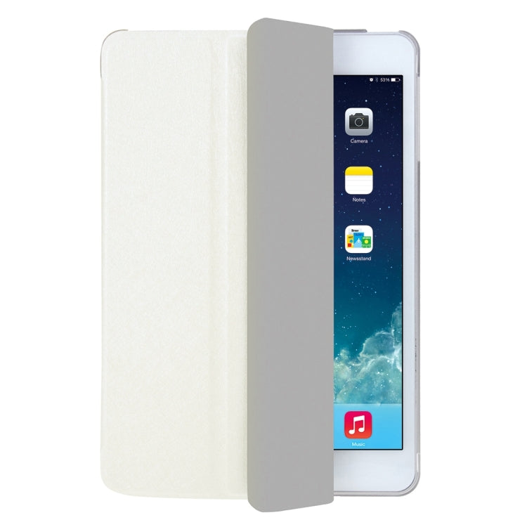 HAWEEL 3-folding Smart Case Clear Back Cover with Holder for iPad mini 3 / 2 / 1