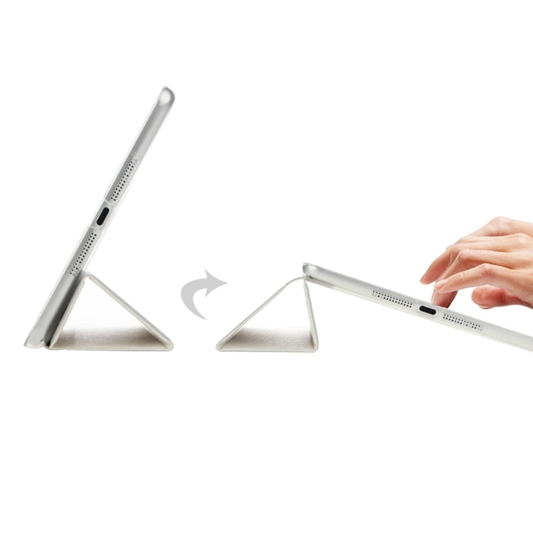 HAWEEL 3-folding Smart Case Clear Back Cover with Holder for iPad mini 3 / 2 / 1