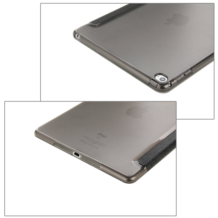 HAWEEL 3-folding Smart Case Clear Back Cover with Holder for iPad Air 2
