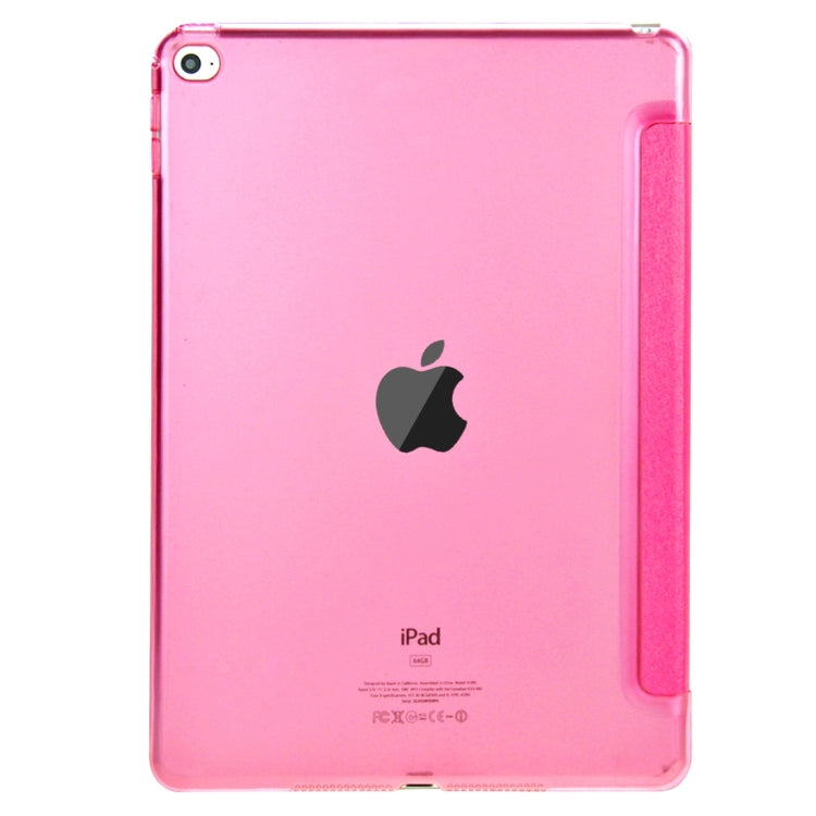 HAWEEL 3-folding Smart Case Clear Back Cover with Holder for iPad Air 2