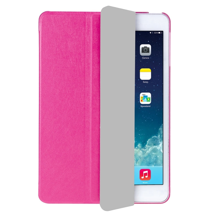 HAWEEL 3-folding Smart Case Clear Back Cover with Holder for iPad Air 2