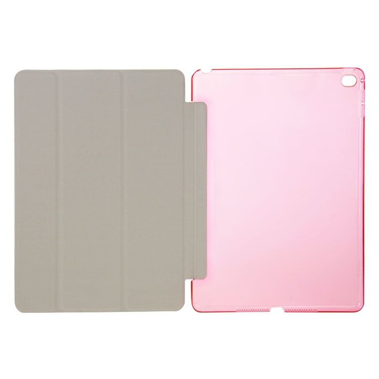 HAWEEL 3-folding Smart Case Clear Back Cover with Holder for iPad Air 2
