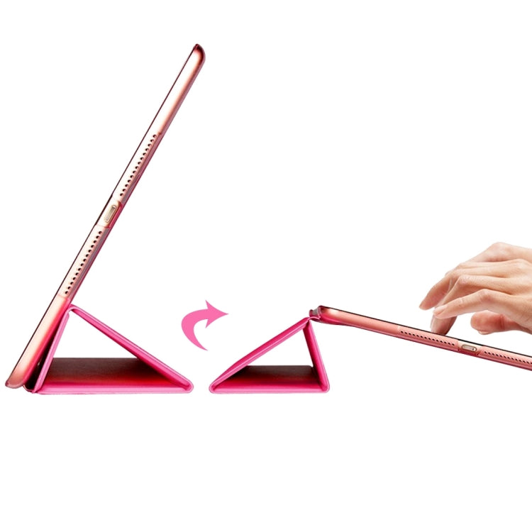 HAWEEL 3-folding Smart Case Clear Back Cover with Holder for iPad Air 2