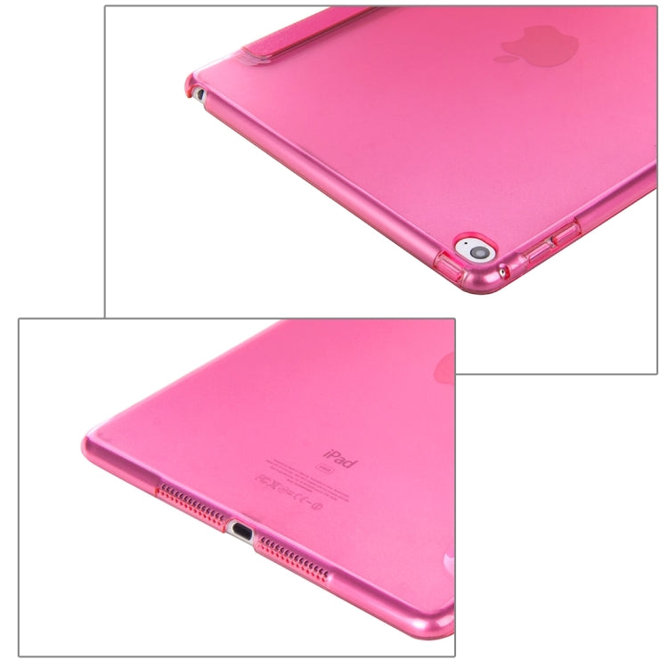 HAWEEL 3-folding Smart Case Clear Back Cover with Holder for iPad Air 2