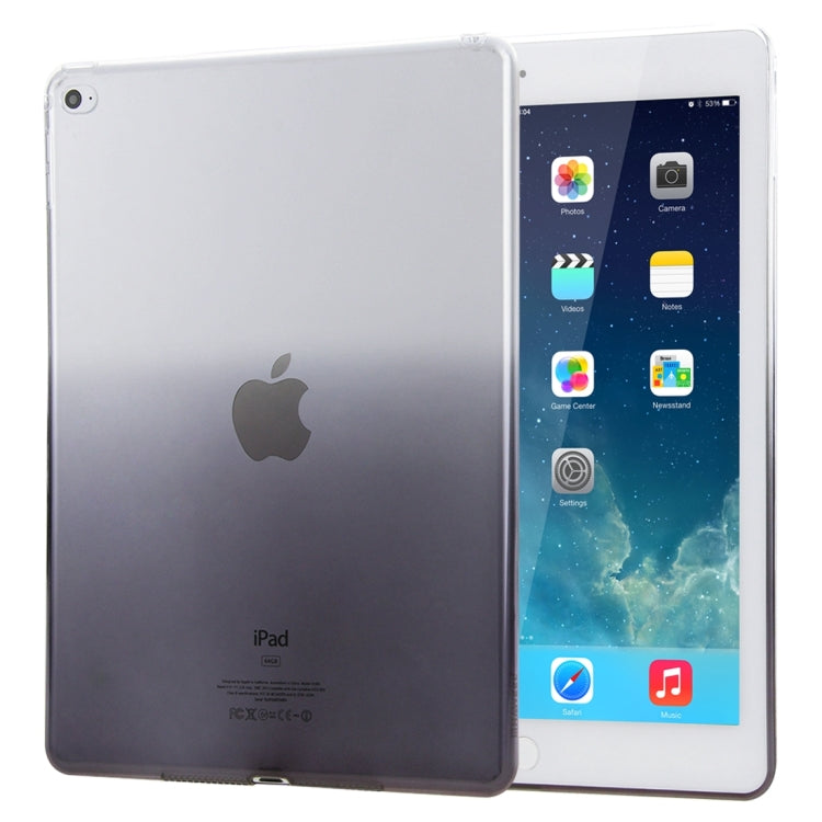 HAWEEL Slim Gradient Color Clear Soft TPU Protective Case for iPad Air 2