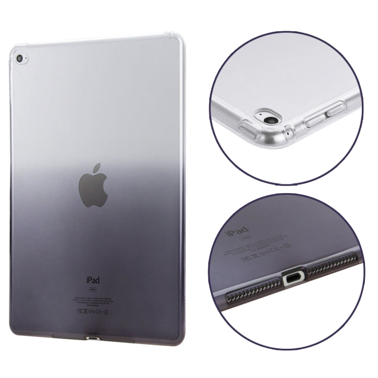 HAWEEL Slim Gradient Color Clear Soft TPU Protective Case for iPad Air 2