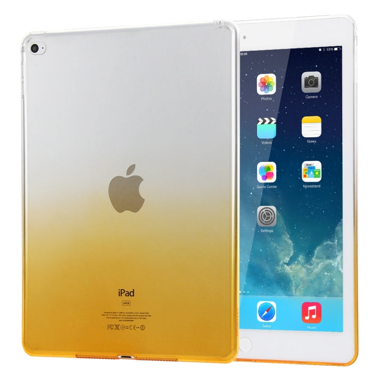 HAWEEL Slim Gradient Color Clear Soft TPU Protective Case for iPad Air 2