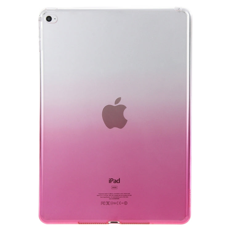HAWEEL Slim Gradient Color Clear Soft TPU Protective Case for iPad Air 2