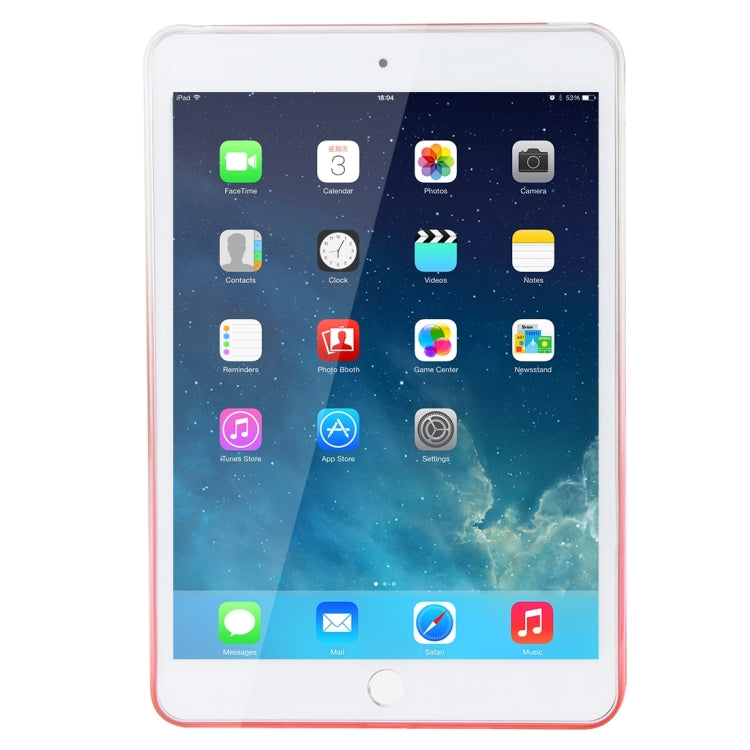 HAWEEL Slim Gradient Color Clear Soft TPU Protective Case for iPad Air 2