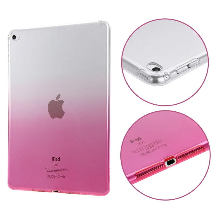 HAWEEL Slim Gradient Color Clear Soft TPU Protective Case for iPad Air 2