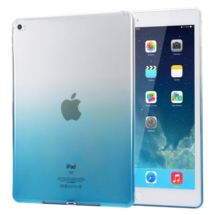 HAWEEL Slim Gradient Color Clear Soft TPU Protective Case for iPad Air 2