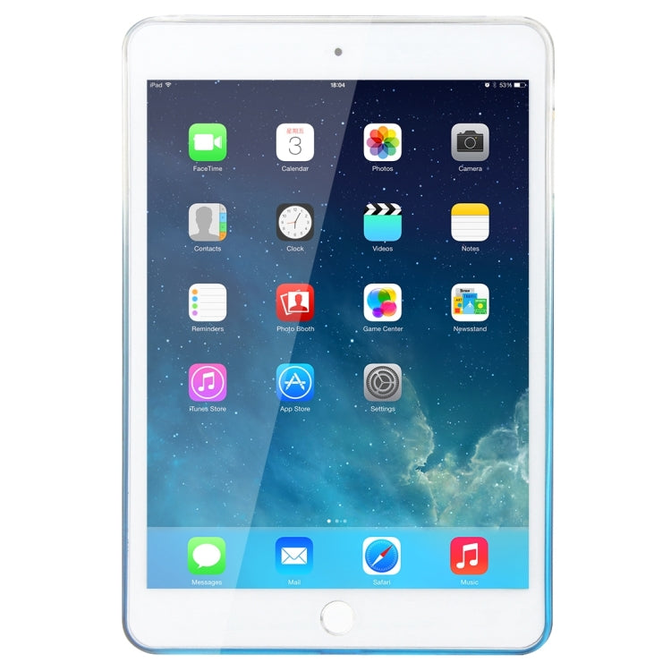 HAWEEL Slim Gradient Color Clear Soft TPU Protective Case for iPad Air 2