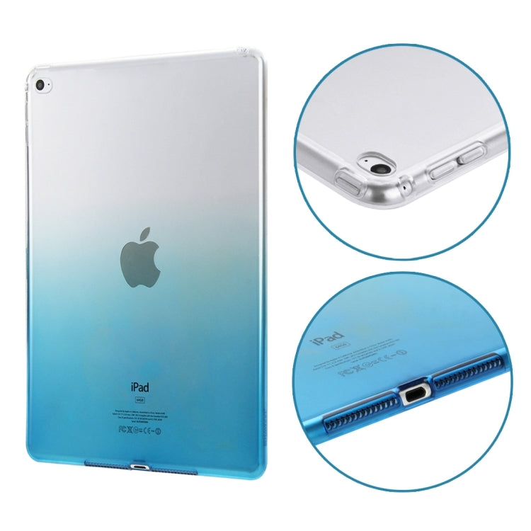 HAWEEL Slim Gradient Color Clear Soft TPU Protective Case for iPad Air 2