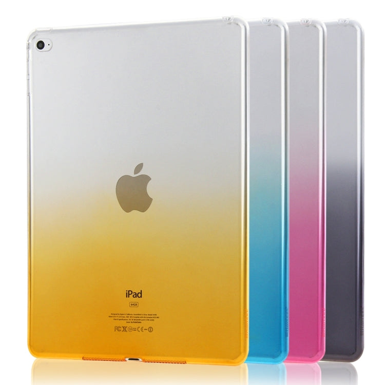 HAWEEL Slim Gradient Color Clear Soft TPU Protective Case for iPad Air 2