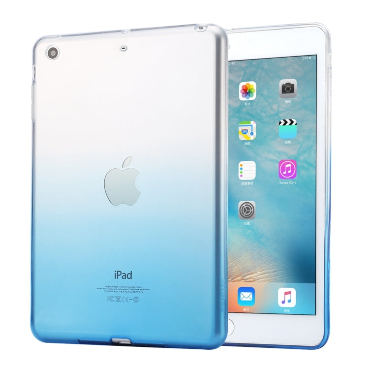 HAWEEL for iPad mini 1 / 2 / 3 Slim Gradient Color Clear Soft TPU Case