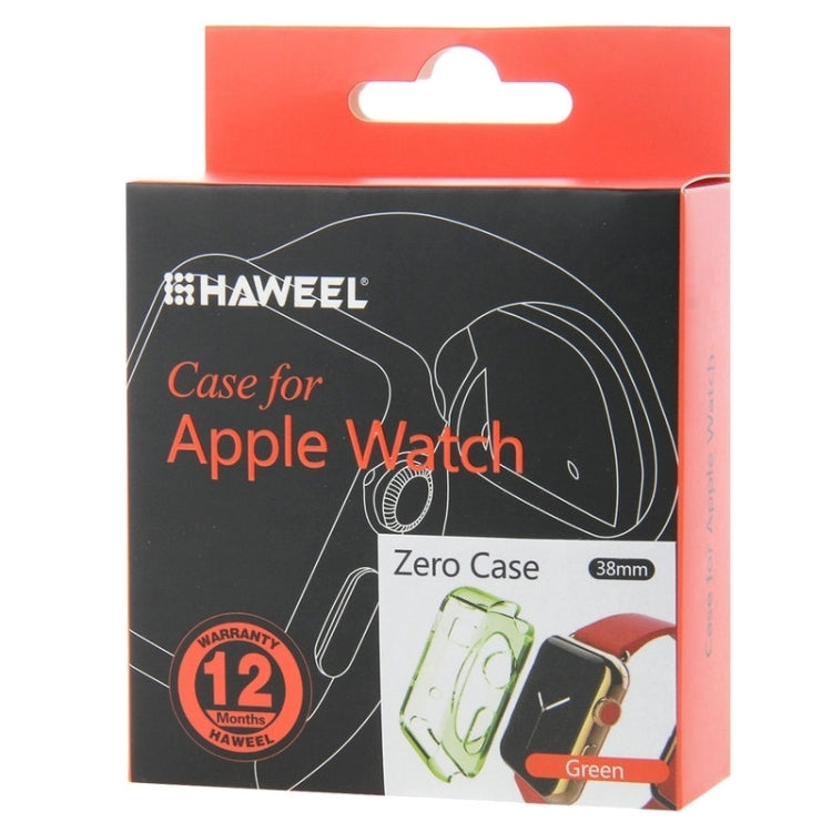 HAWEEL for Apple Watch 38mm Slim Transparent Soft TPU Protective Case