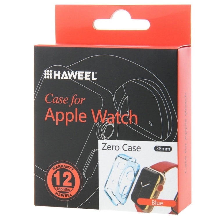 HAWEEL for Apple Watch 38mm Slim Transparent Soft TPU Protective Case