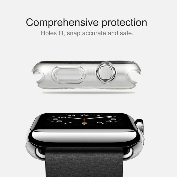 HAWEEL for Apple Watch 38mm Slim Transparent Soft TPU Protective Case