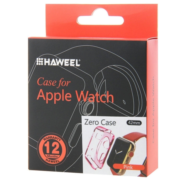 HAWEEL for Apple Watch 42mm Slim Transparent Soft TPU Protective Case